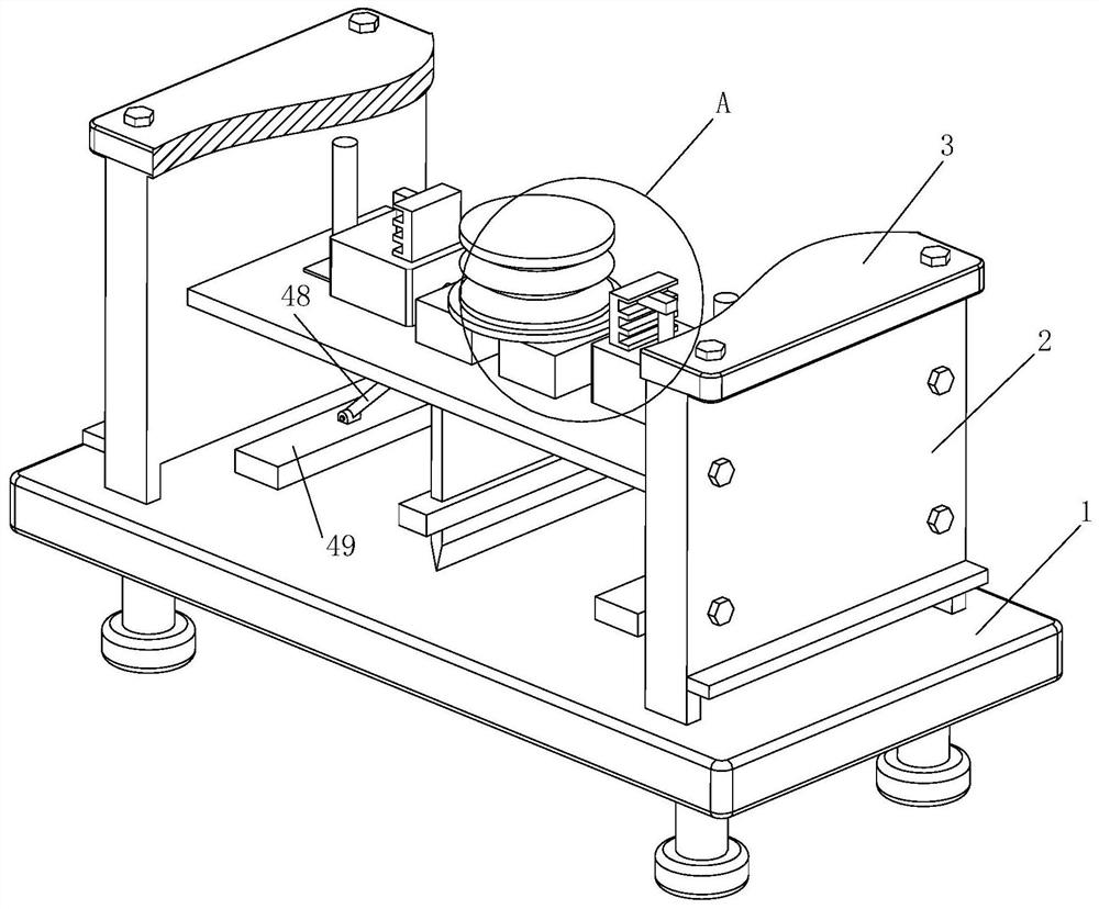 Adjustable clothing tailoring discharging tensioning structure