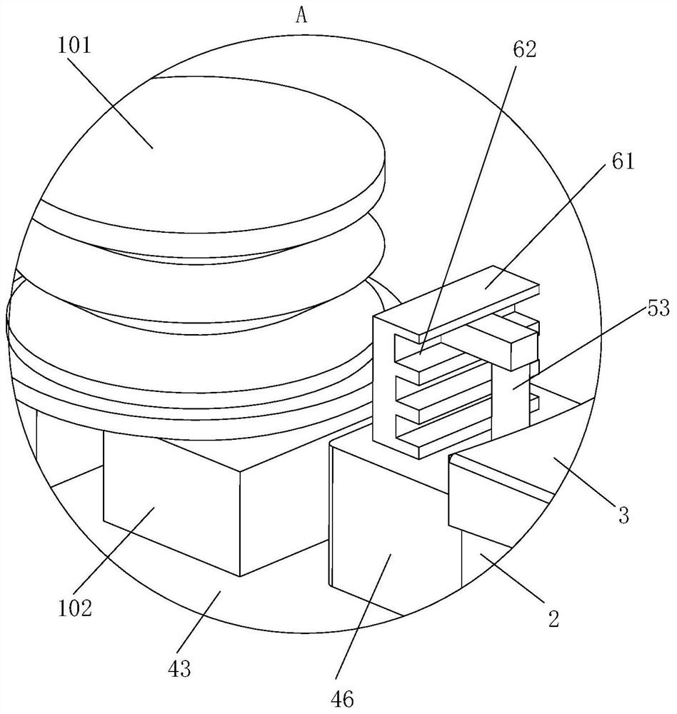 Adjustable clothing tailoring discharging tensioning structure