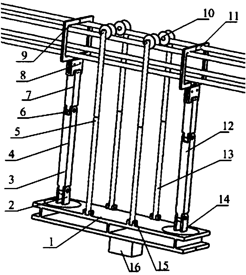 Mechanical structure of a combined walking wheel and mechanical arm line inspection robot and its obstacle-surmounting method