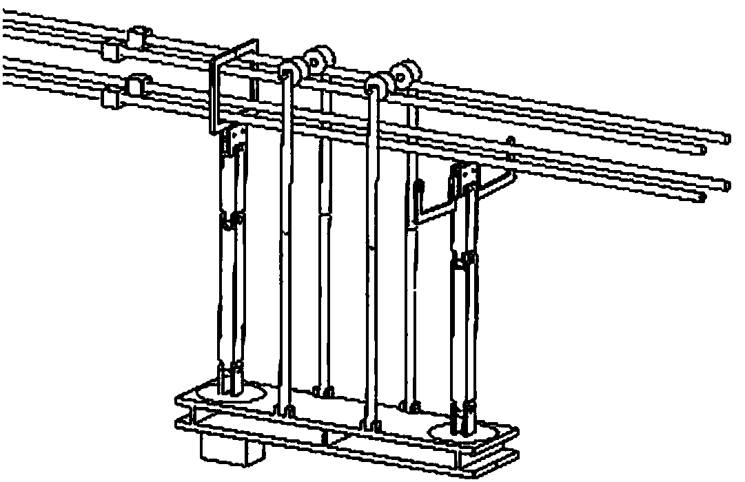 Mechanical structure of a combined walking wheel and mechanical arm line inspection robot and its obstacle-surmounting method