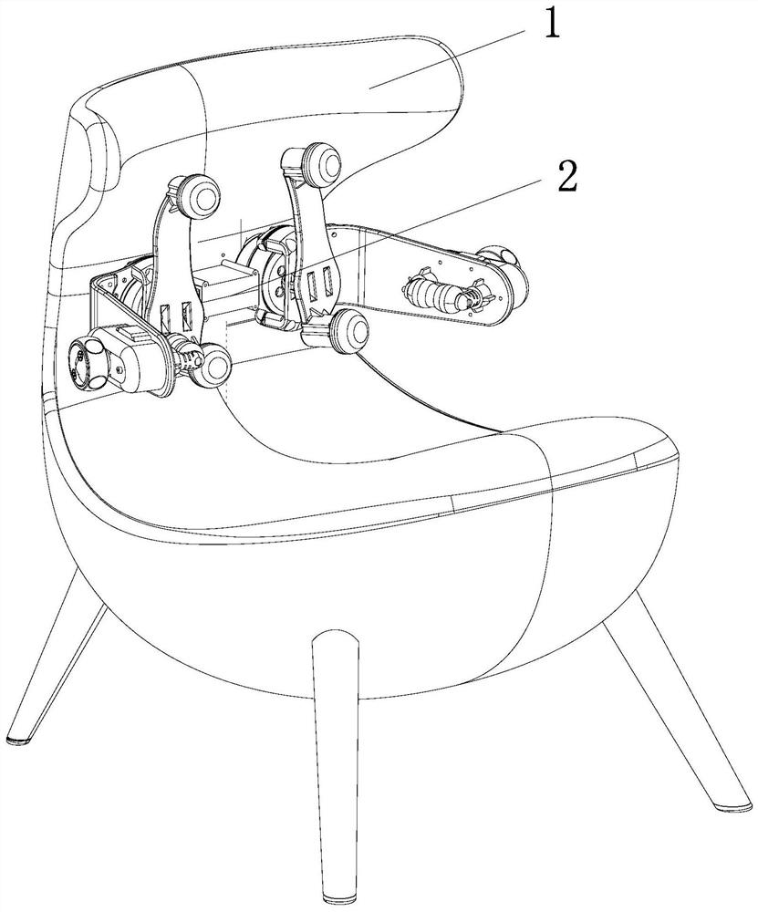 A seat type slimming massager