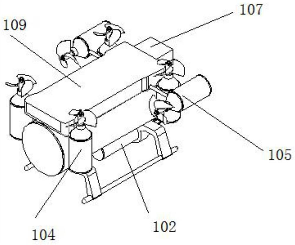 An underwater structure maintenance robot for offshore engineering drilling platform