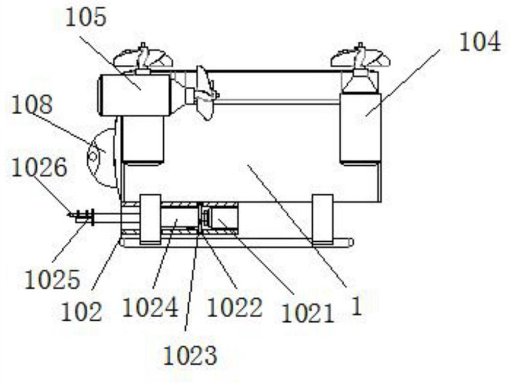 An underwater structure maintenance robot for offshore engineering drilling platform