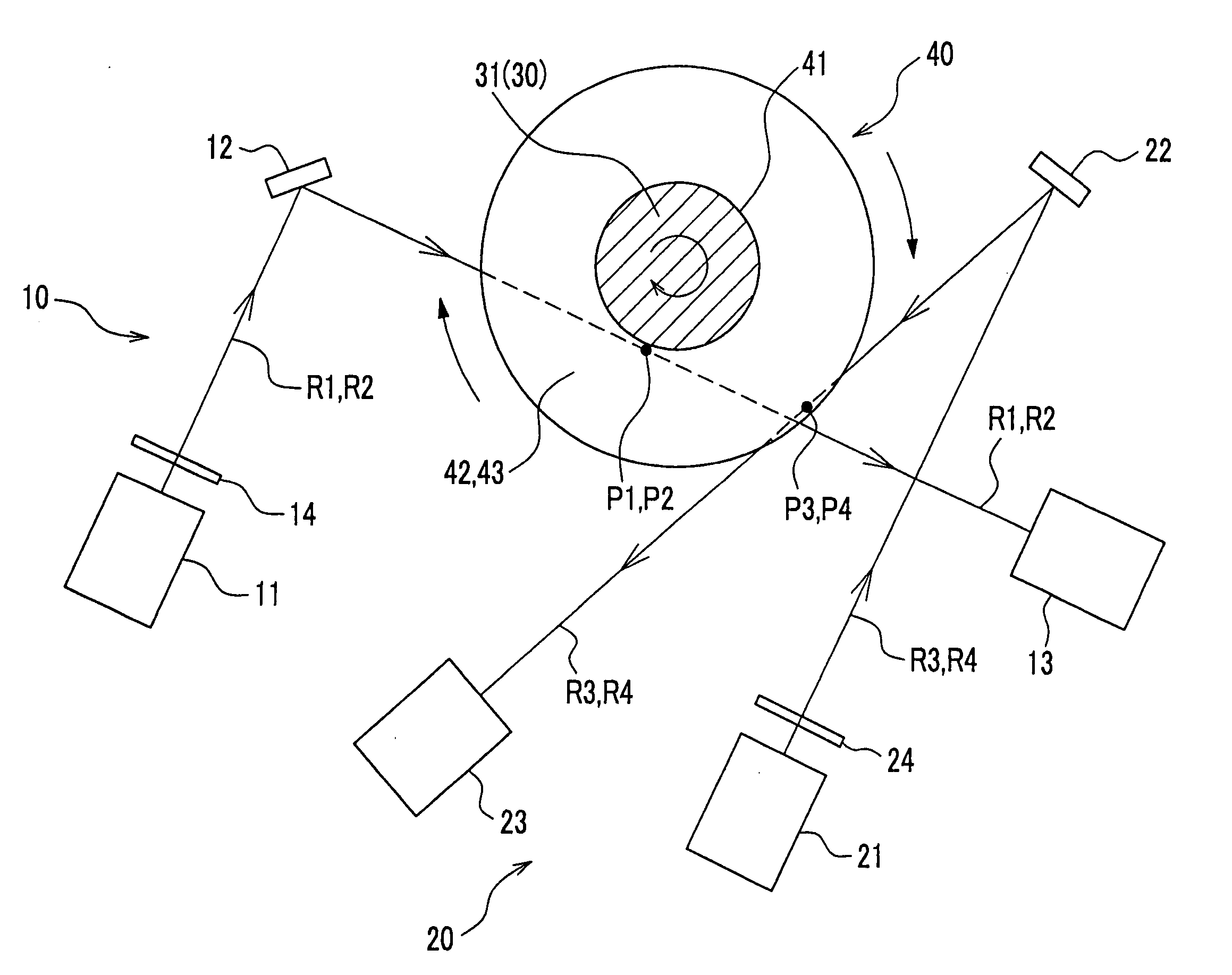 Inspection device of a tape reel