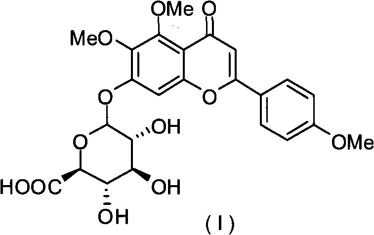 Novel scutellarin derivative as well as preparation method and pharmaceutical composition thereof