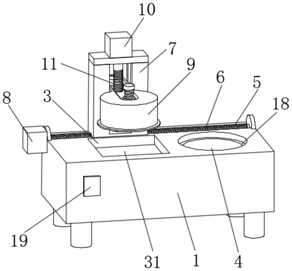 Semiconductor chip cleaning and drying all-in-one machine