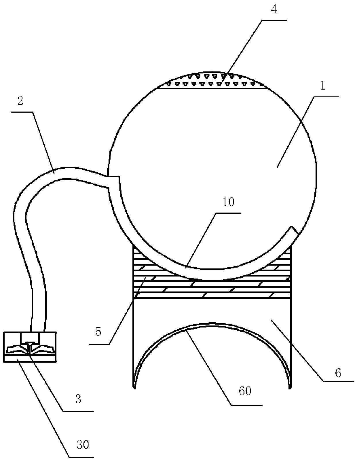 Medical positive pressure breathing hood