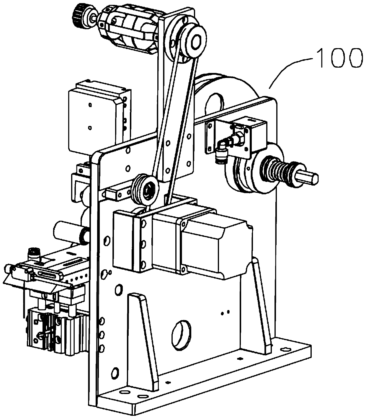 Stripping and shooting mechanism