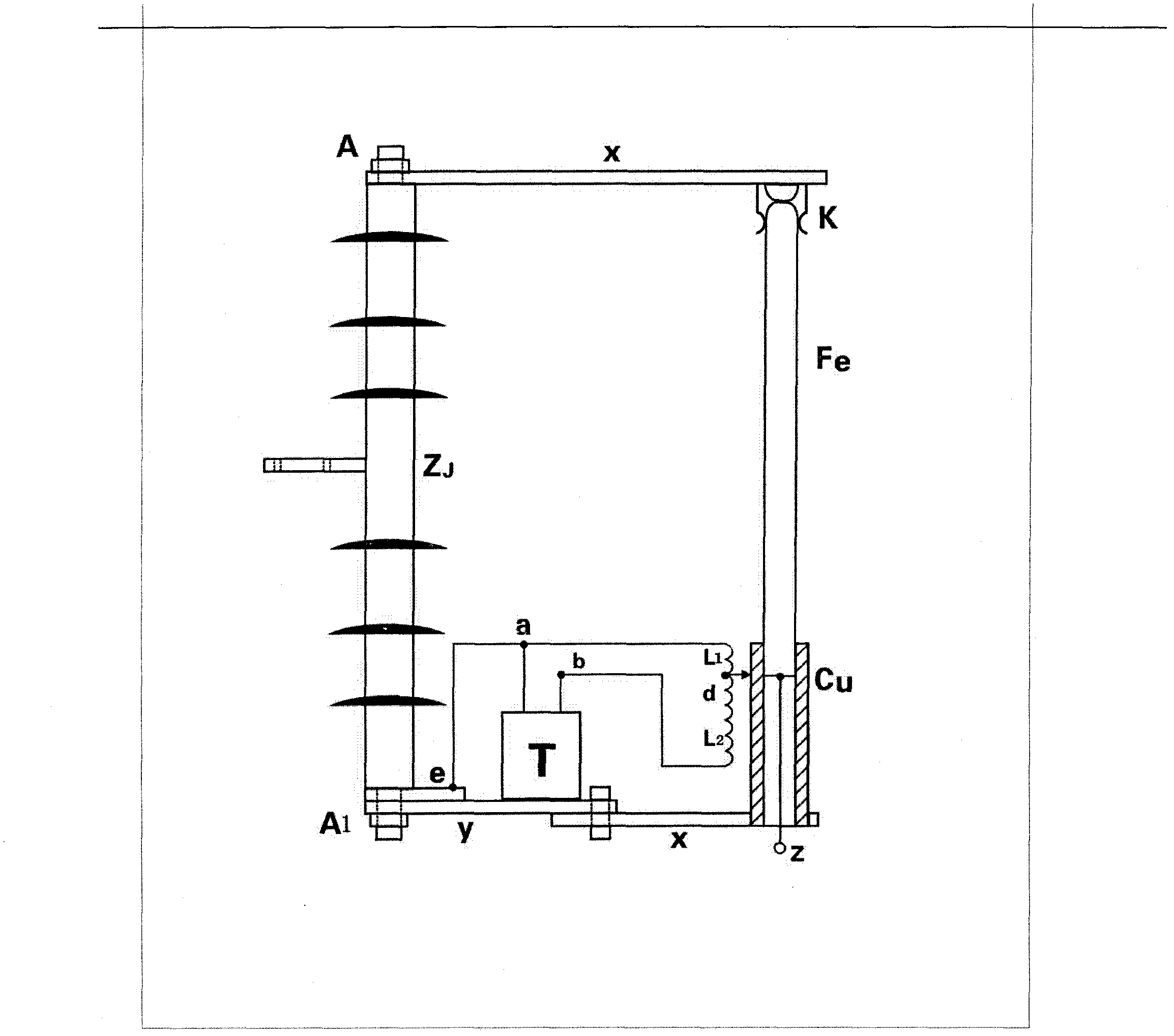 Remote control and manual dual-purpose electrical high-voltage safety switch