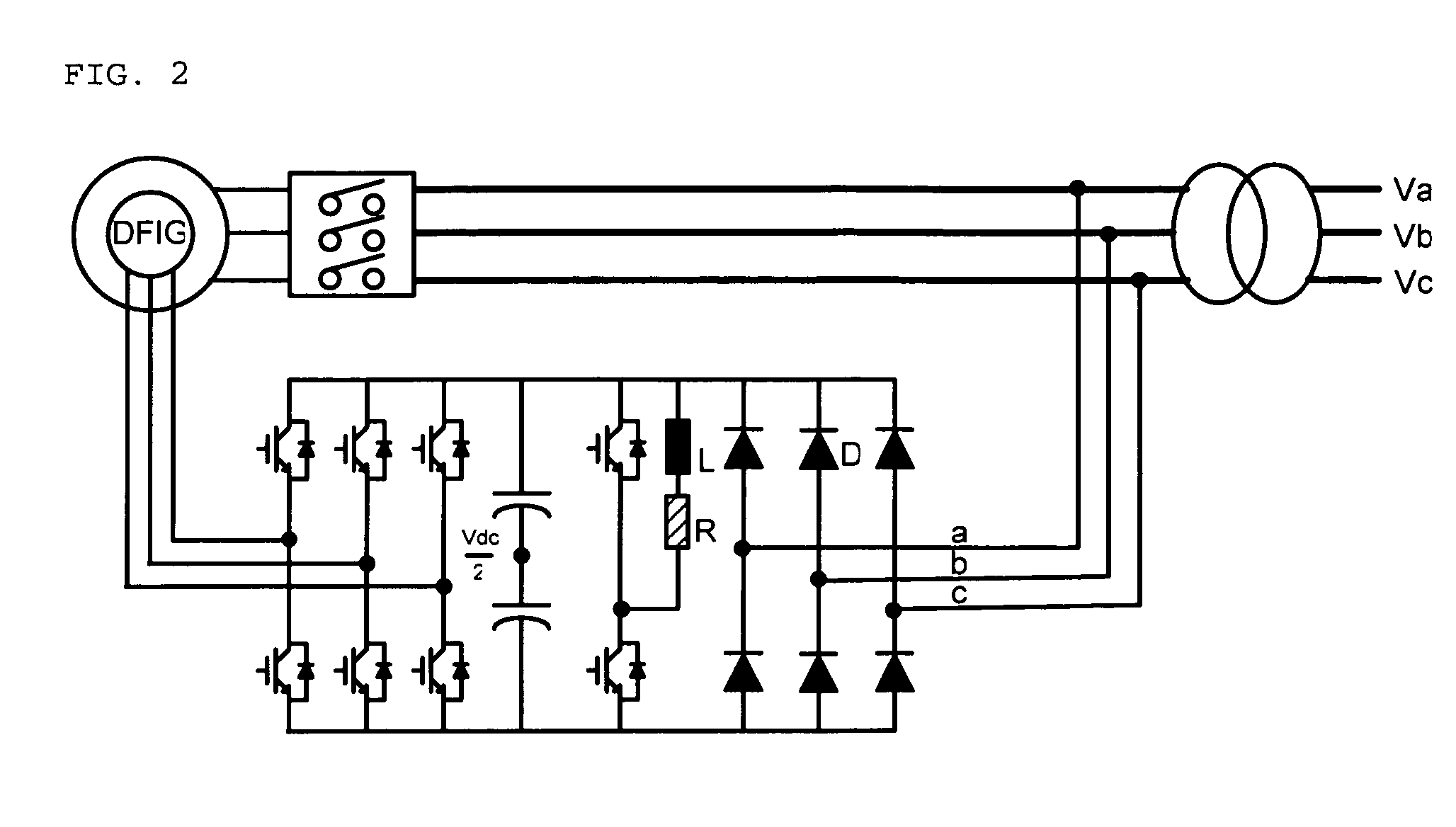 Electric power converting device and power converting method for controlling doubly-fed induction generator