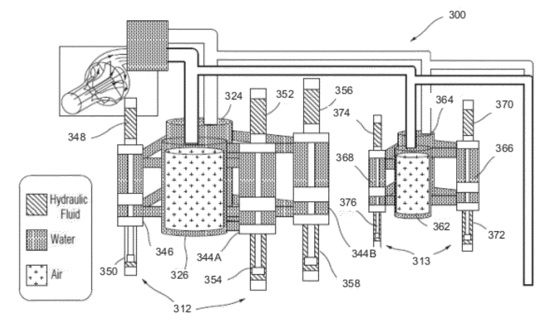 Compression/expansion process that allows temperature to vary independent of pressure