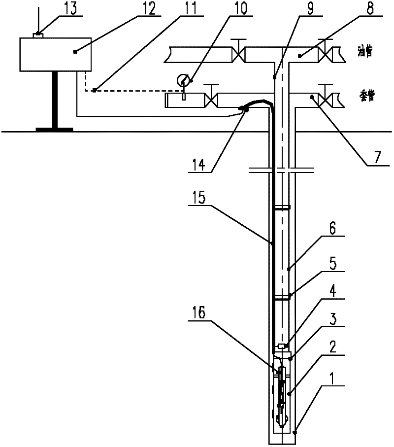 Multi-parameter monitoring device of oil well and working method thereof