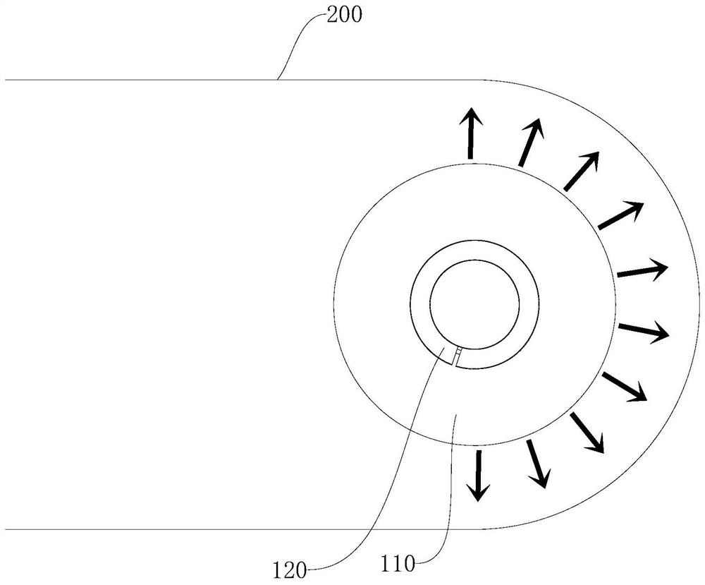 Airflow suspension device and lithium battery production equipment