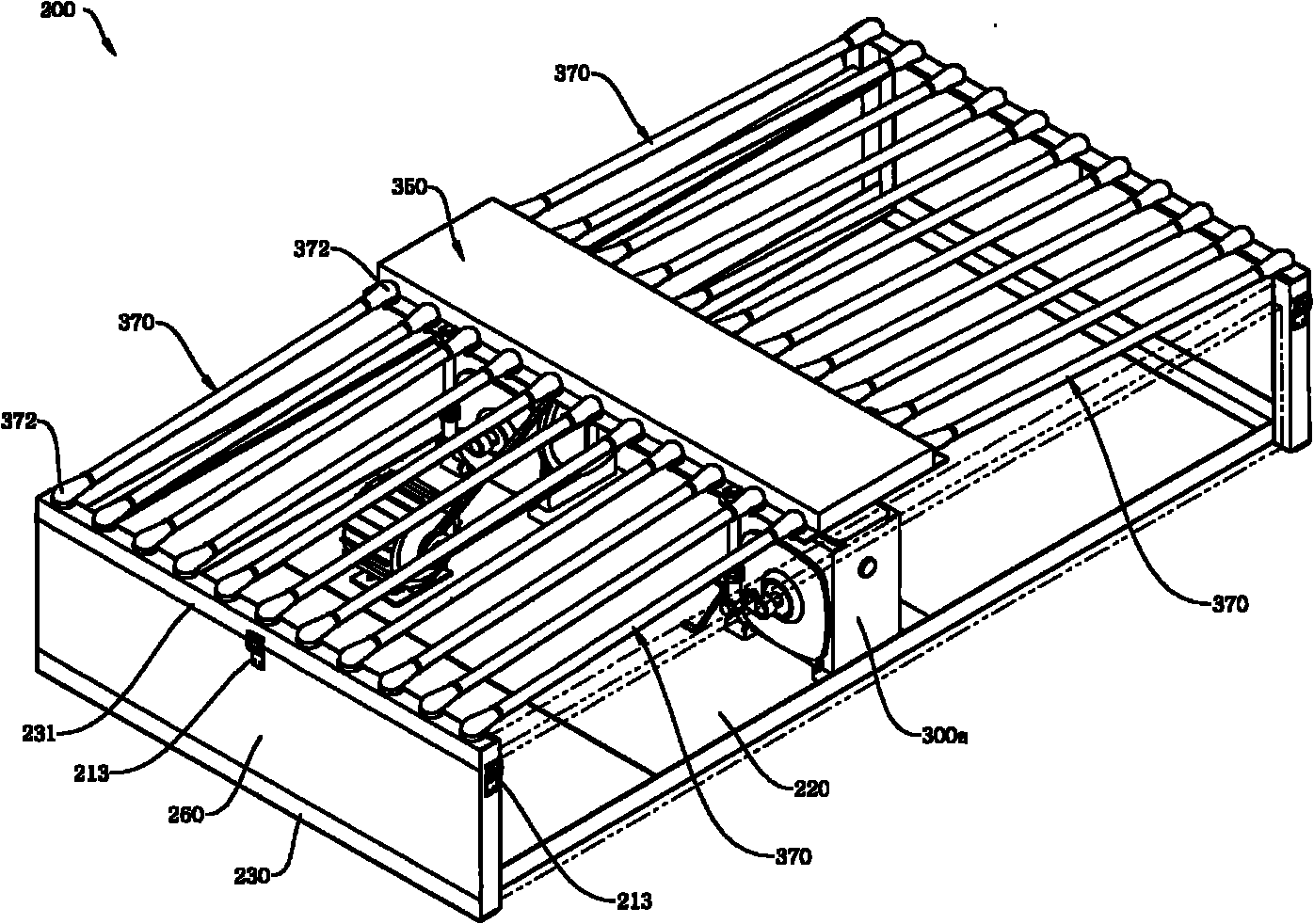 Body stretching bed