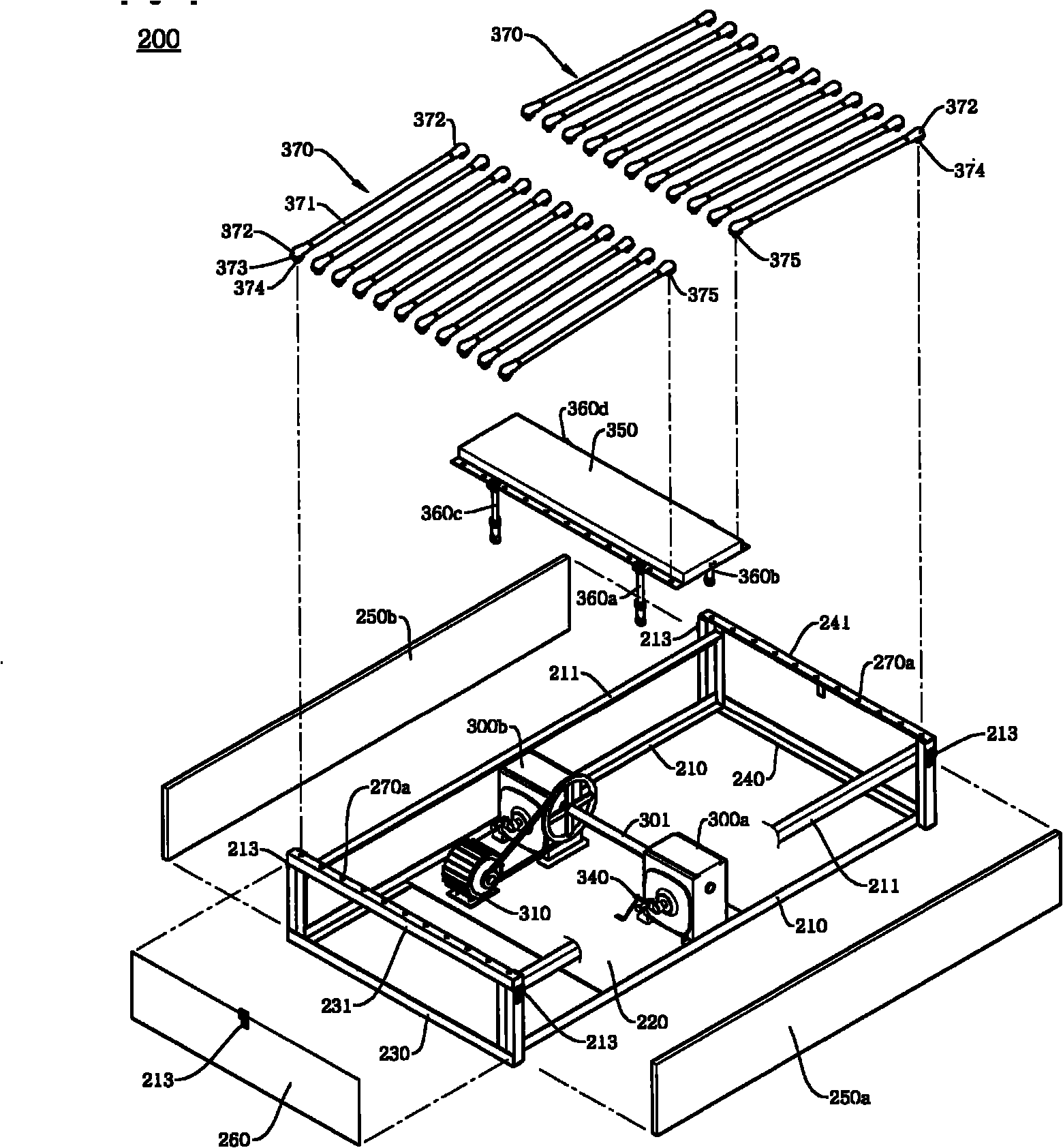 Body stretching bed