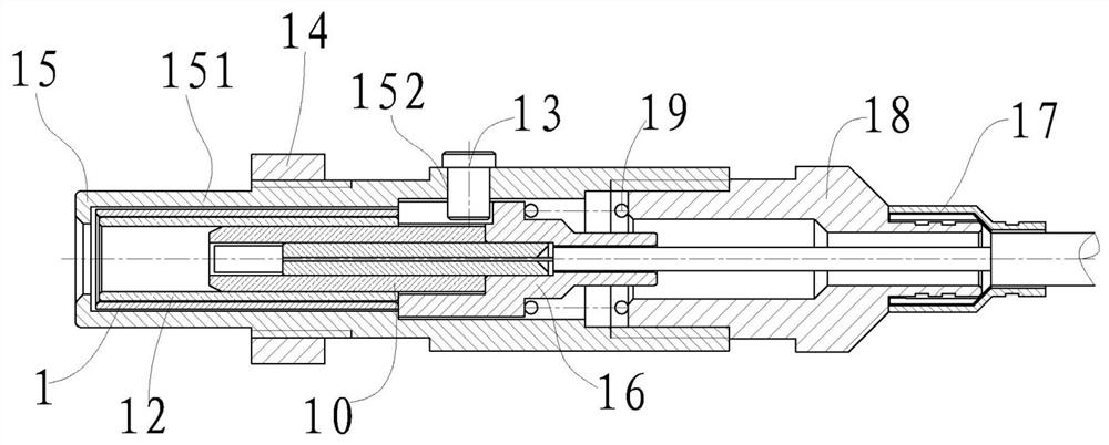 A reinforced anti-rotation expanded beam optical fiber contact