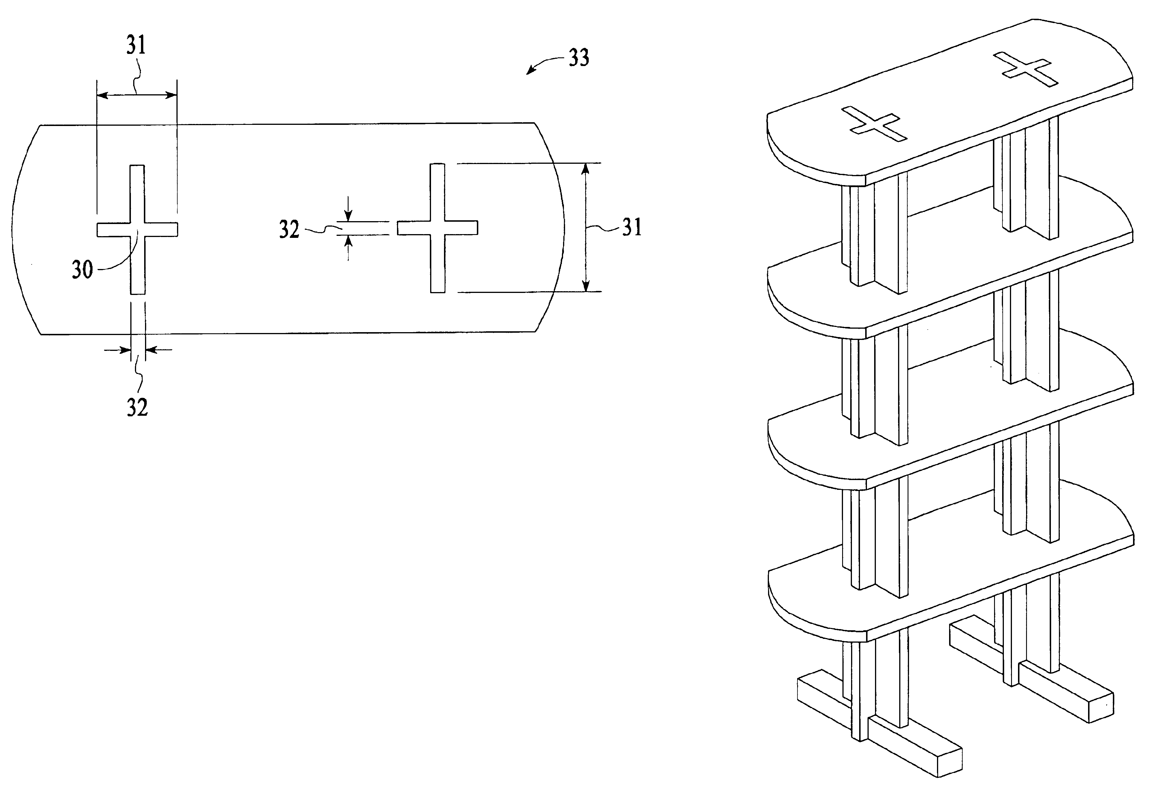 Structural system of interlocking sheets