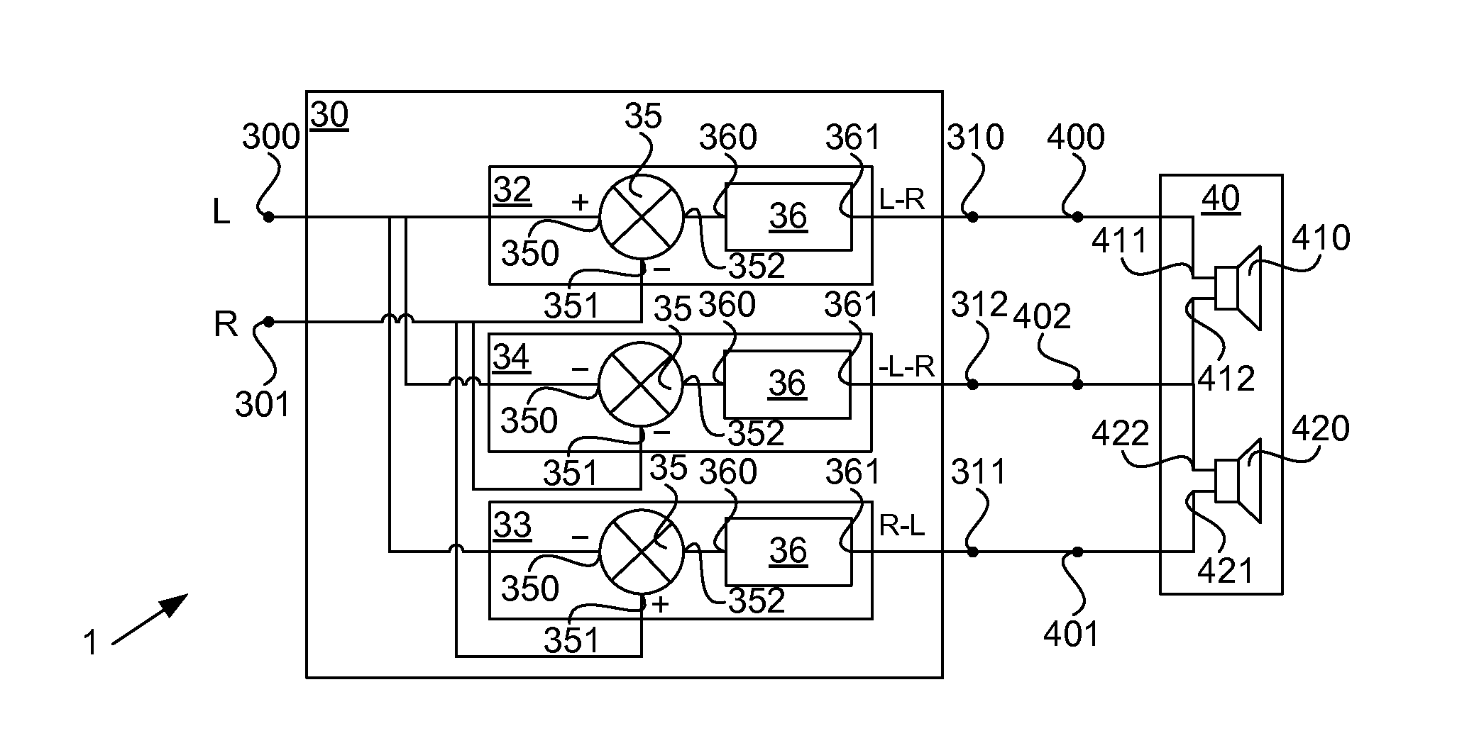 Amplifier circuit audio circuit and electronic device