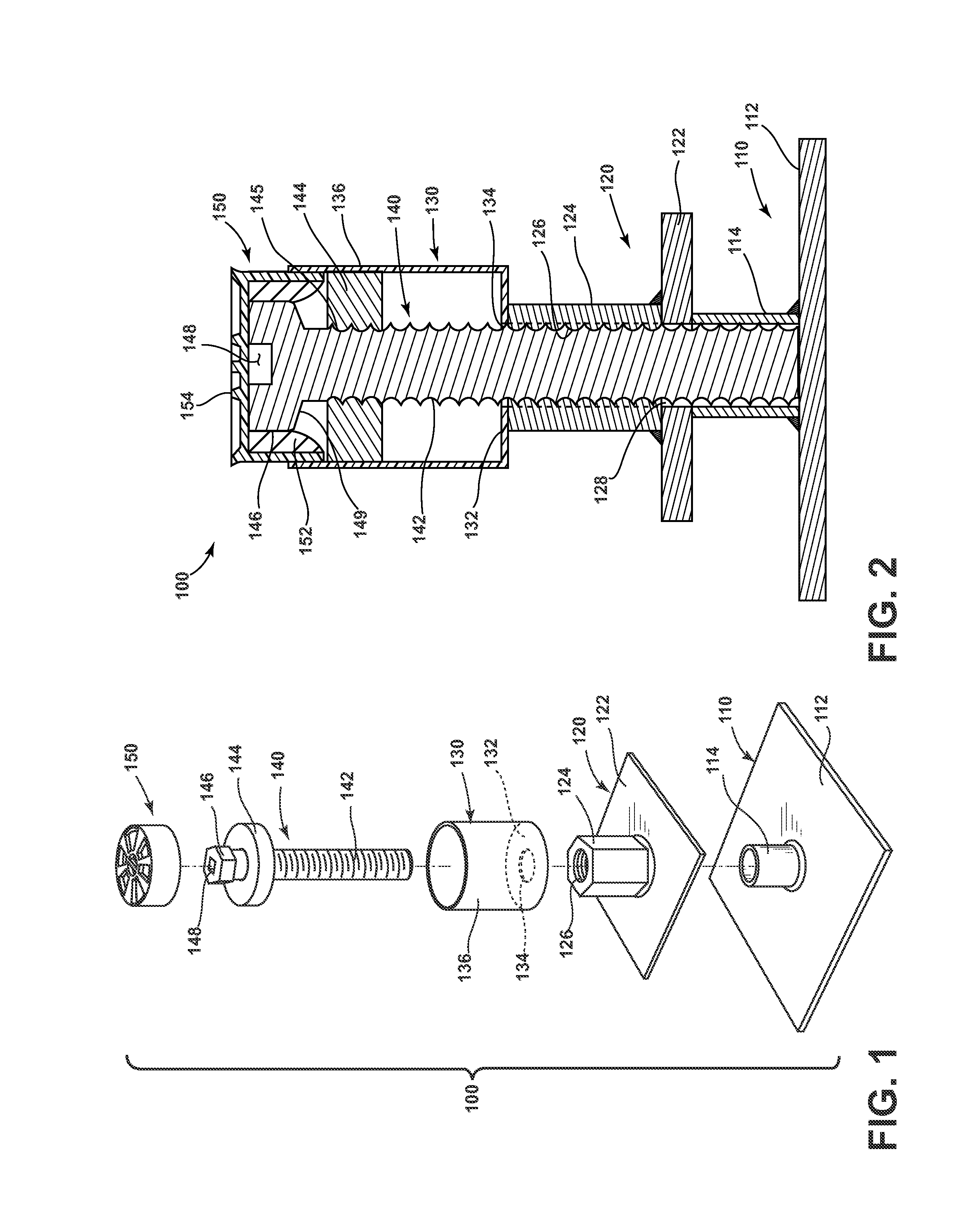 Lifting and leveling assembly for precast concrete slabs and method