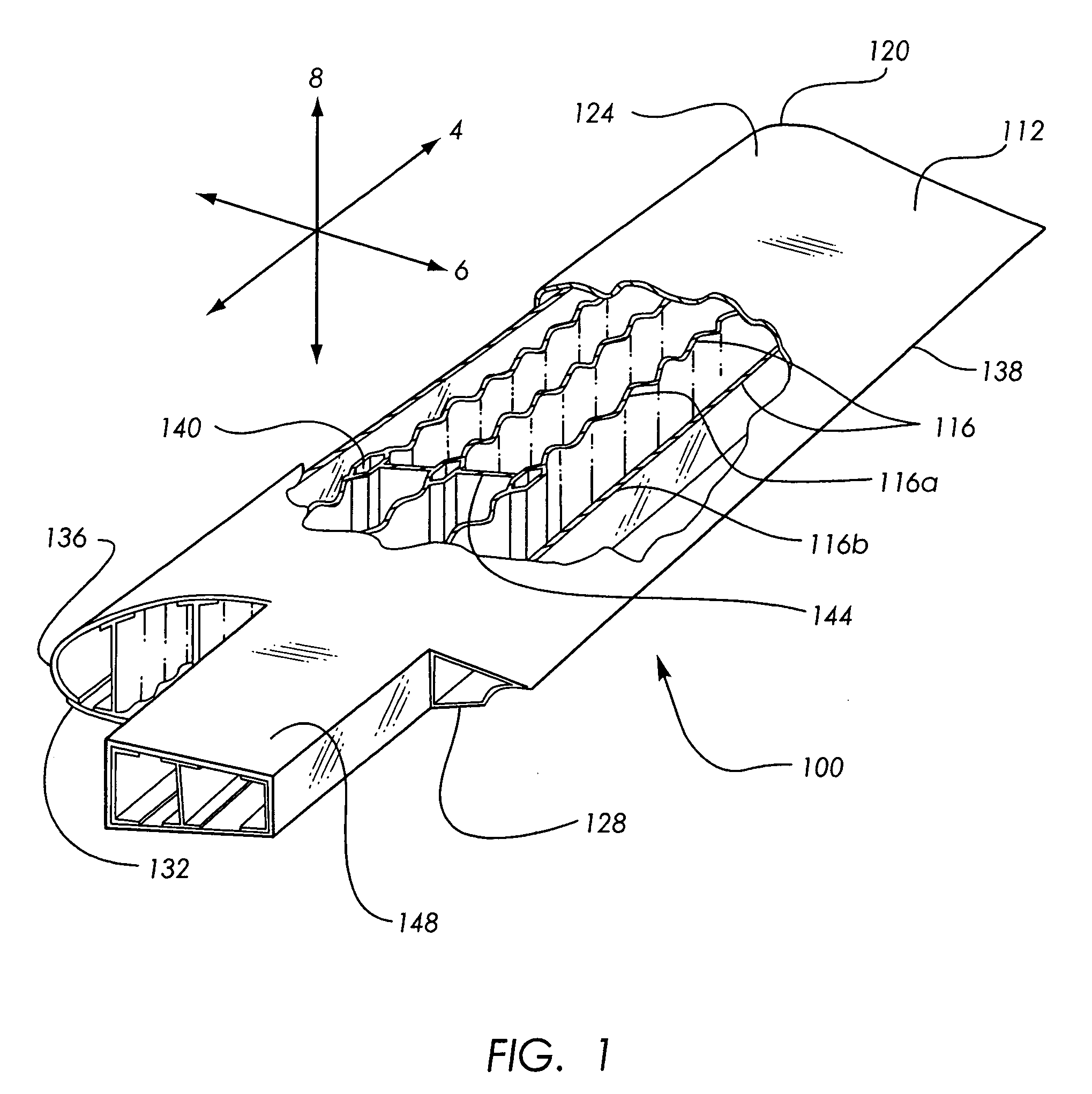 Single piece co-cure composite wing