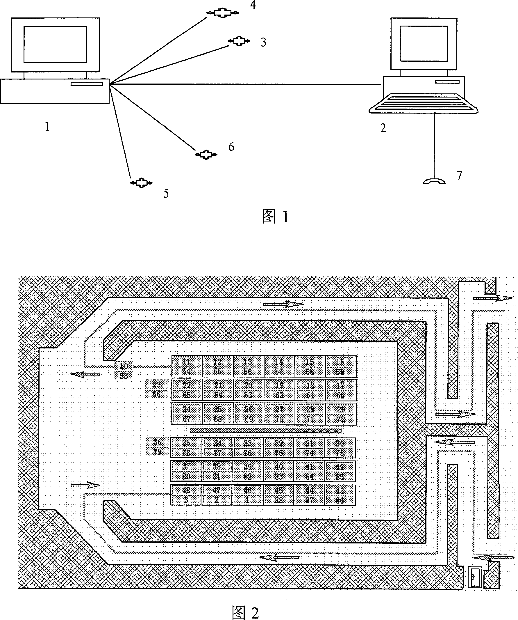 Through tracking method for radiation processing