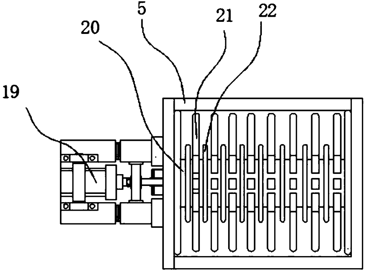 High-coverage adjustable limestone feeding device for sewage treatment device