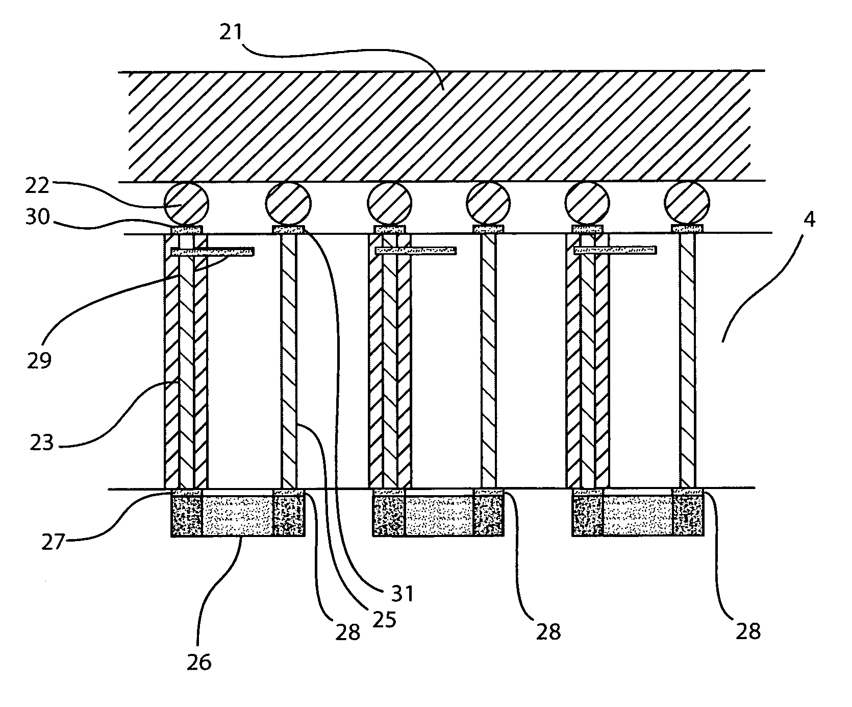 Apparatus and method of via-stub resonance extinction