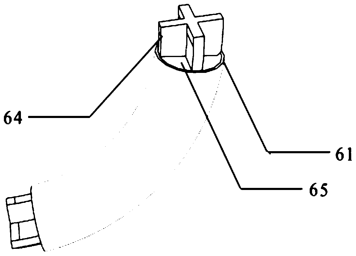 Buckling-restrained brace energy consumption type beam-column joint for construction steel structure