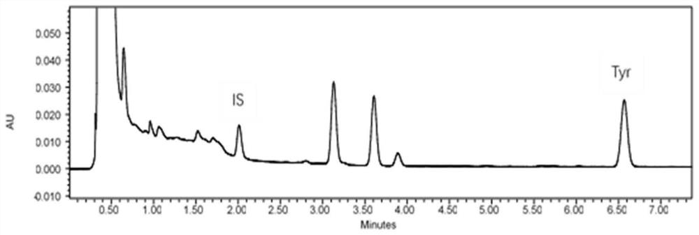 A kind of detection method of tyramine content in fermented vinegar