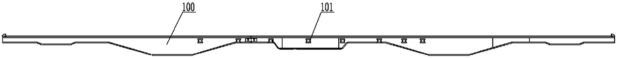 Construction method of single and double line box girder frame of elevated station