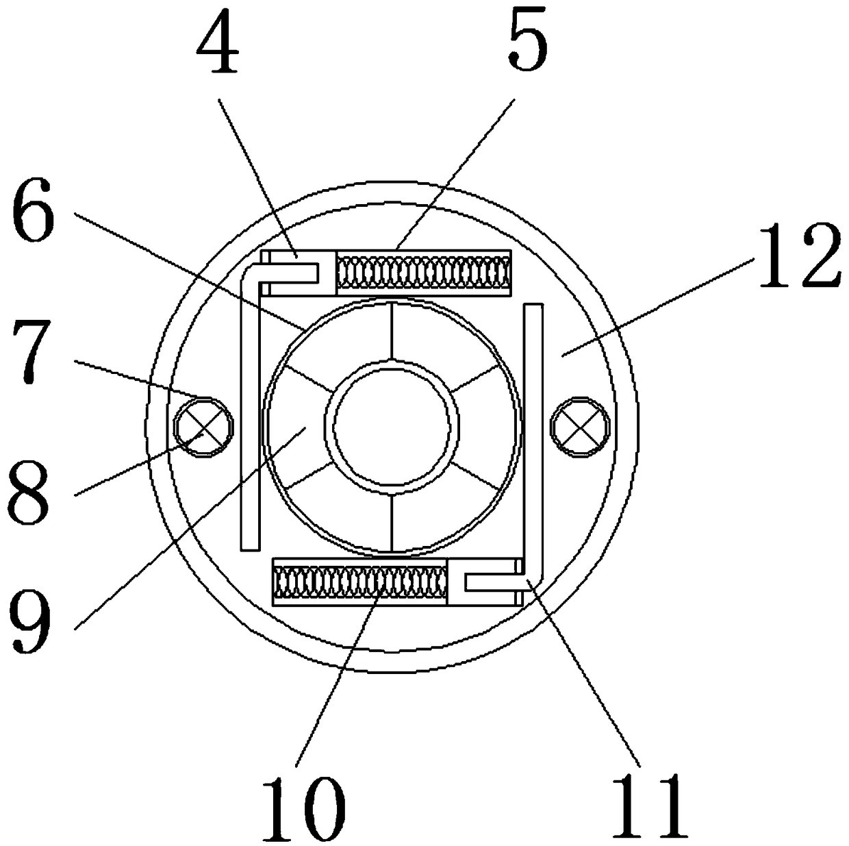 Laparoscopic lens with automatic cleaning function