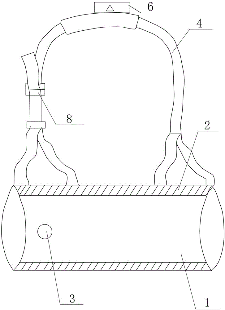 Semiconductor temperature-adjusting inflation bandage