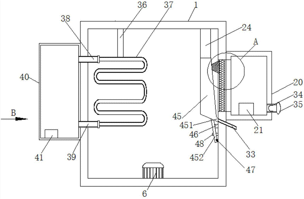 Electric power cabinet for outdoor construction engineering