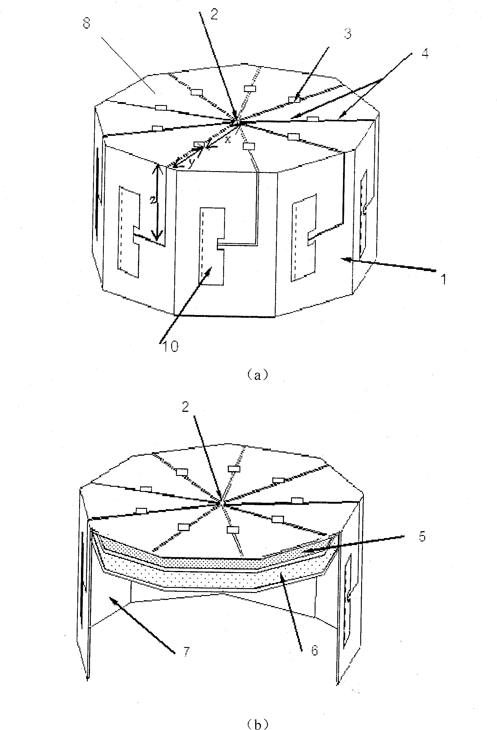 Beam switching intelligent antenna device