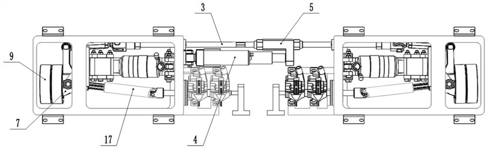 A carrier car chassis trolley