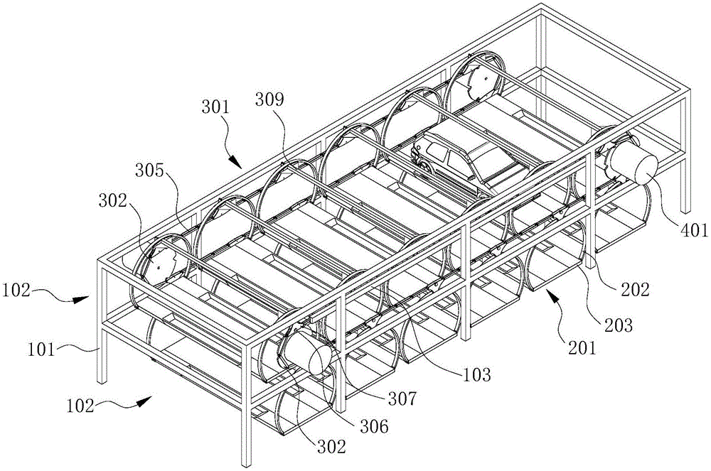 Three-dimensional garage