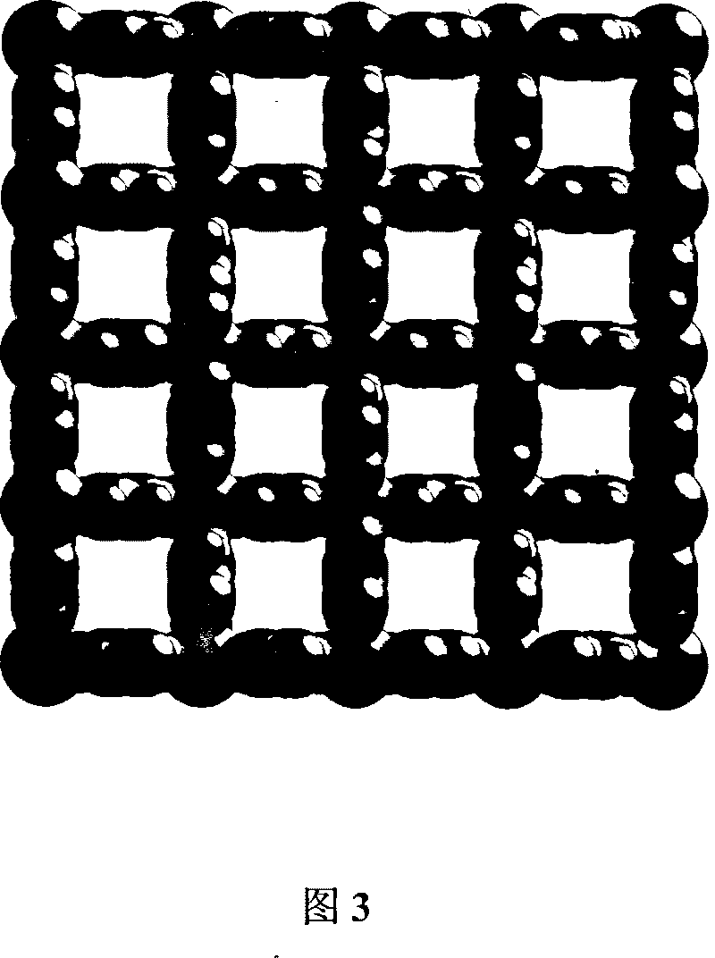 Coordination polymer type ion exchange material, preparation and application thereof