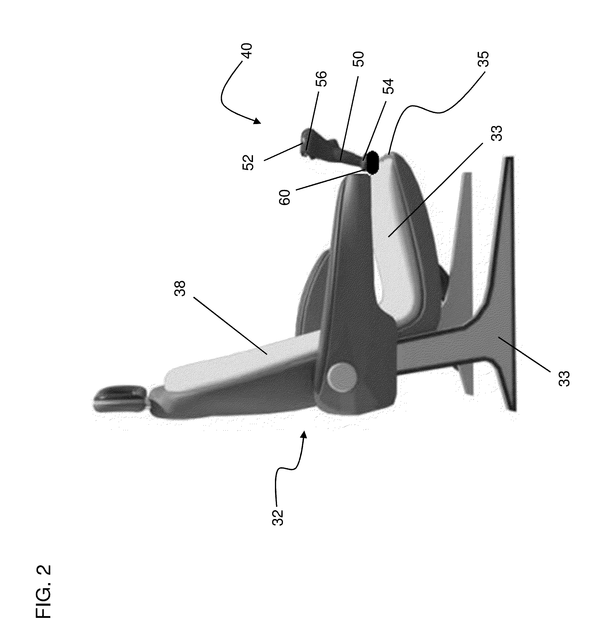 Integrated seat mounted inceptor