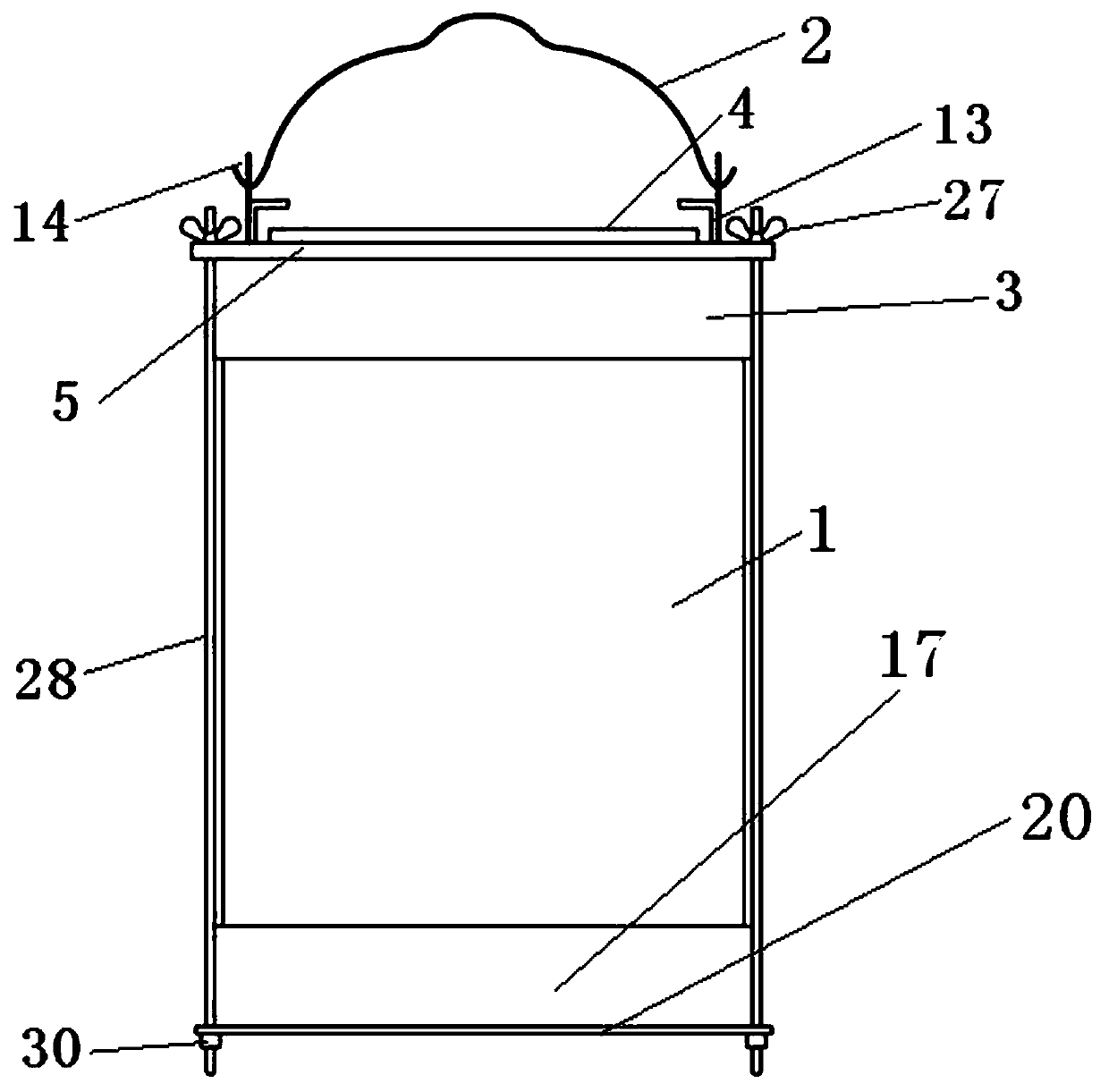 A detachable and easy-to-combine water quality sampling bucket