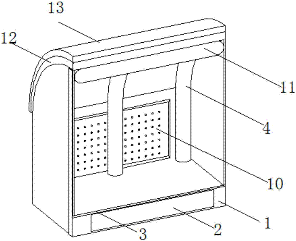 Multifunctional tent for camping in wild