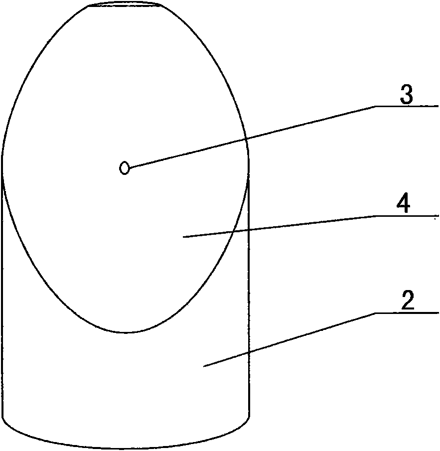 Open pit mined-out area through hole plug and through hole plugging method thereof