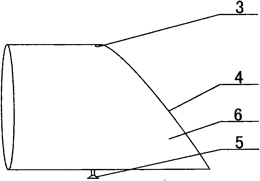 Open pit mined-out area through hole plug and through hole plugging method thereof