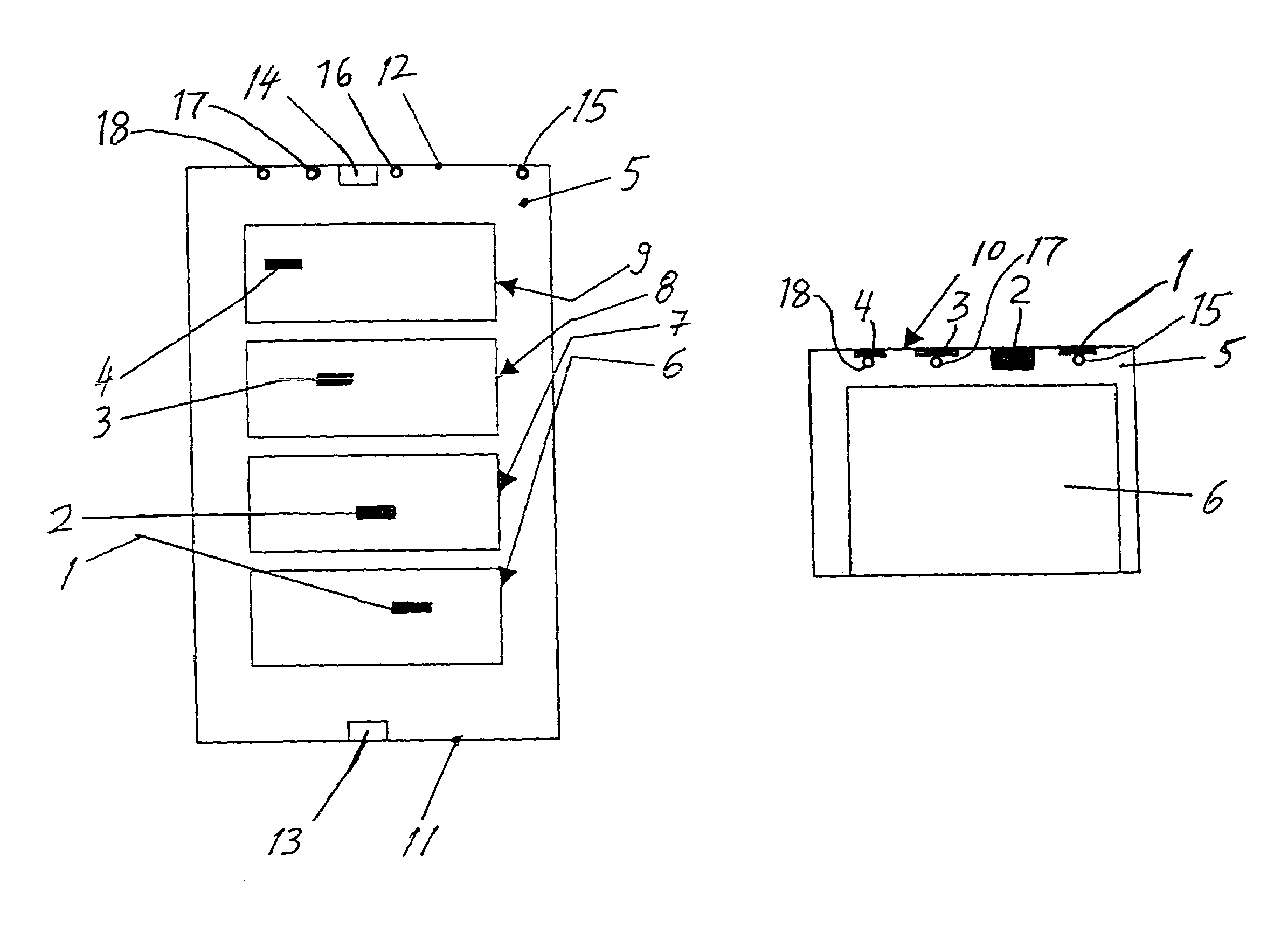 Method and apparatus for optically detecting and locating a fire in an enclosed space