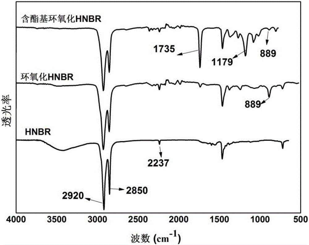 Compressing cold-tolerant special hydrogenated butyronitrile rubber and preparation method thereof