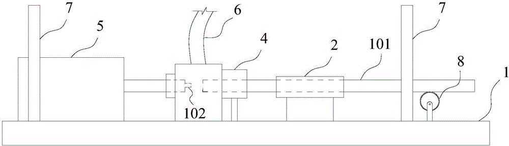 Fuel-rod end plug pressing machine and application method