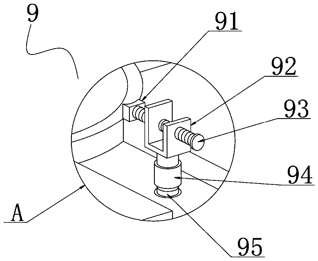 Local paint baking device for mechanical equipment production