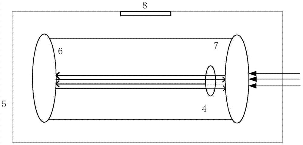 Raman spectroscopy enhancement device, system and method based on extracavity resonator technology