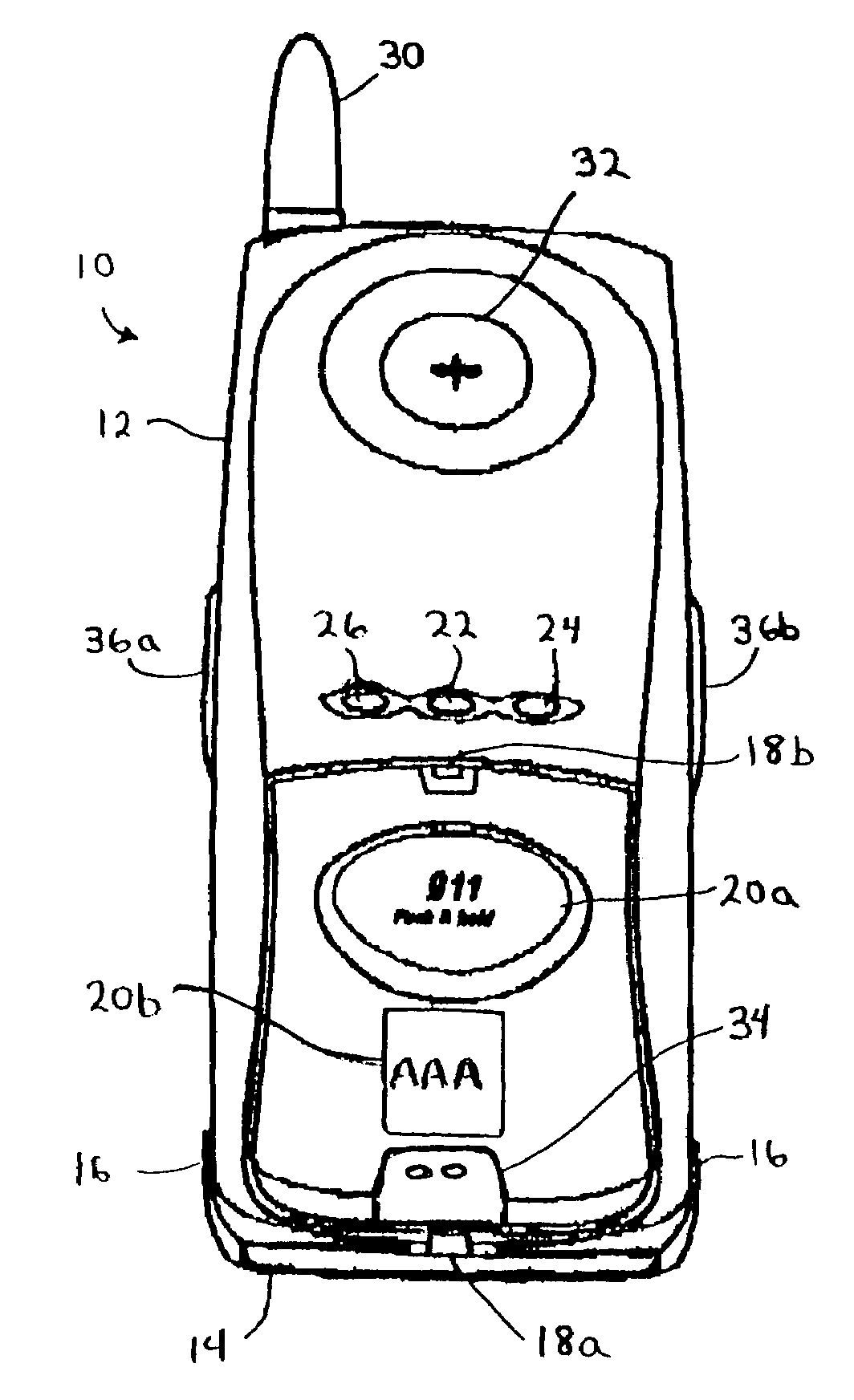 Emergency phone with alternate number calling capability