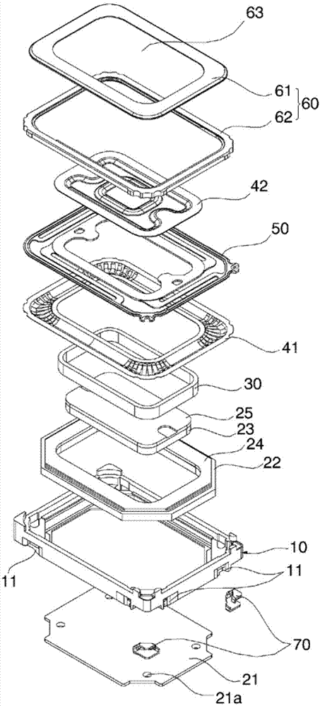 Terminal structure of microspeaker