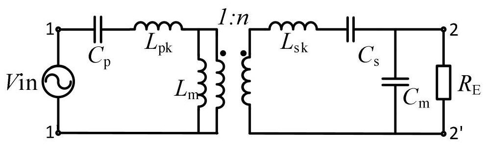 Wireless power transmission magnetic coupling system structure parameter optimization method based on SSP compensation